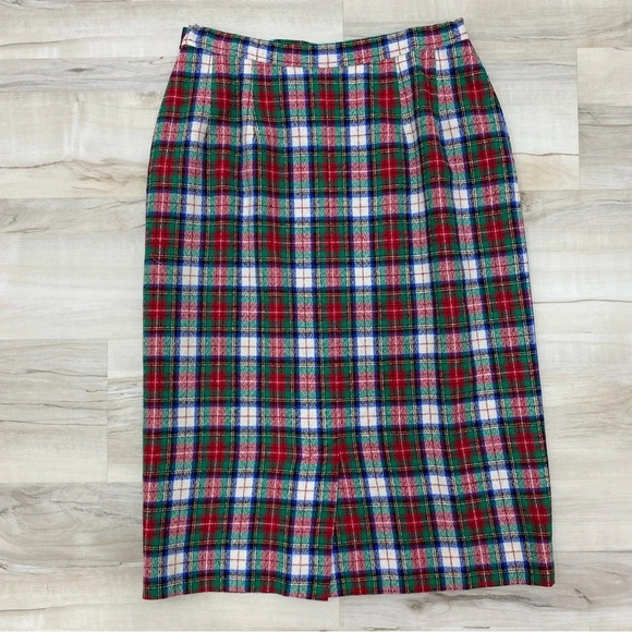 Vintage Pendleton 100% Pure Virgin Wool skirt Sz 8 Made in the USA - Picture 1 of 5